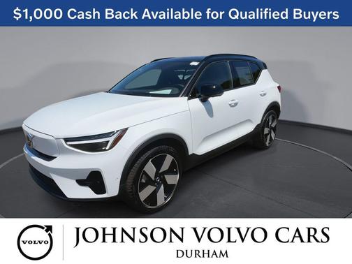 Crystal White Pearl 2026 Volvo EX40 Plus, Single Motor Extended Range, Fully electric