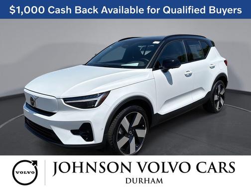 Crystal White Pearl 2026 Volvo EX40 Plus, Single Motor Extended Range, Fully electric