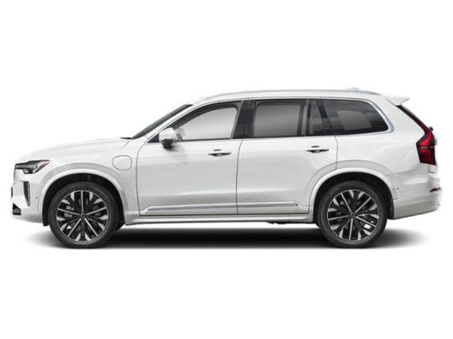Crystal White Pearl 2026 Volvo XC90 Plug-In Hybrid Plus, T8 AWD, Electric/Gasoline, Bright, 7 Seats