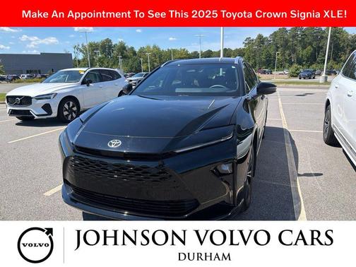 Black 2025 Toyota Crown Signia XLE