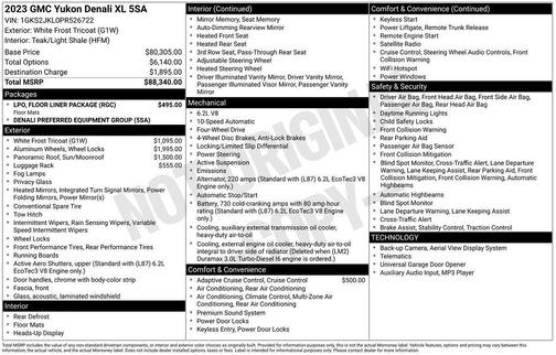 2023 GMC Yukon XL Denali