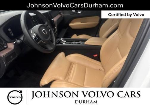 Crystal White Metallic 2024 Volvo XC60 B5 Ultimate Dark Theme
