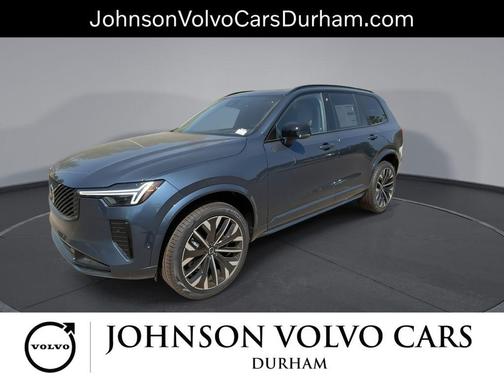 Denim Blue Metallic 2026 Volvo XC90 Ultra Dark Theme, B6 AWD Gas (mild hybrid), Gasoline, 7 Seats