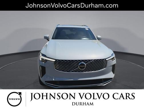 Vapour Grey Metallic 2026 Volvo XC90 Plus, B6 AWD Gas (mild hybrid), Gasoline, Bright, 7 Seats