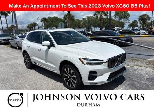 Crystal White Metallic 2023 Volvo XC60 B5 Plus Bright Theme