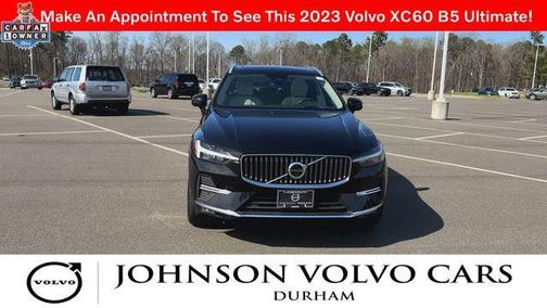 Onyx Black Metallic 2023 Volvo XC60 B5 Ultimate Bright Theme