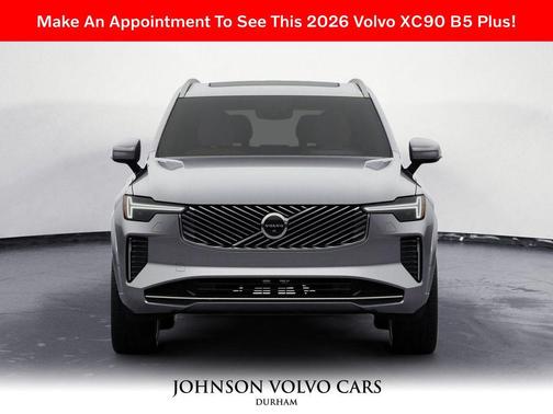 2026 Volvo XC90 Plus, B5 AWD Gas (mild hybrid), Gasoline, Bright, 7 Seats