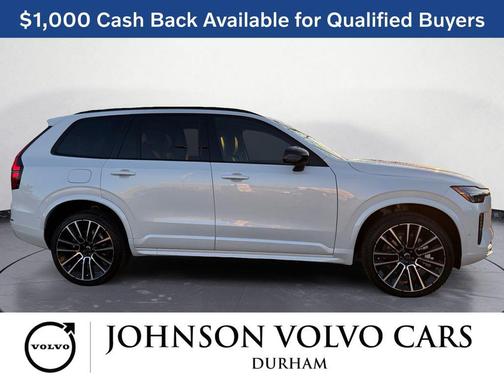 Crystal White Pearl 2026 Volvo XC90 B6 Ultra Dark Theme 7-Seater
