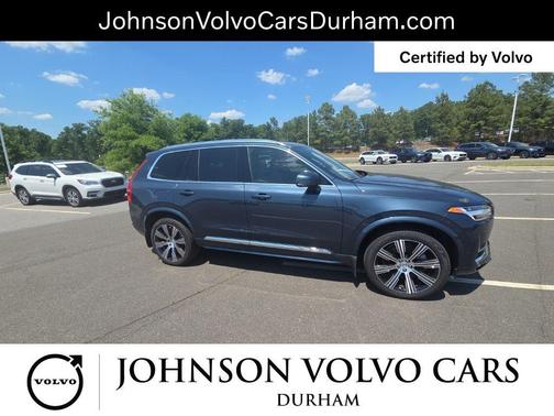 Denim Blue Metallic 2024 Volvo XC90 Recharge Plug-In Hybrid T8 Ultimate Bright Theme 7-Seater
