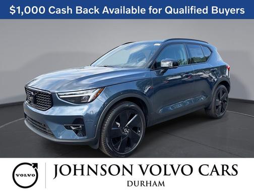 Denim Blue 2026 Volvo XC40 Black Edition Ultra, B5 AWD Gas (mild hybrid)