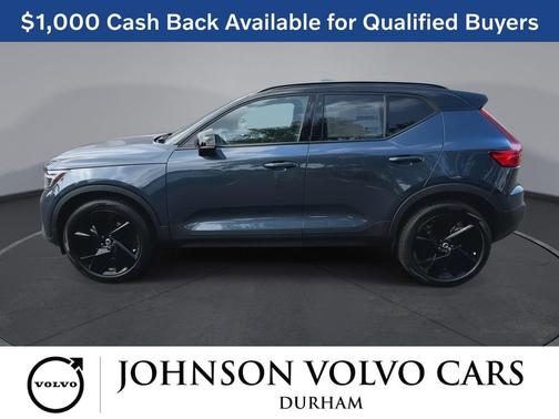 Denim Blue 2026 Volvo XC40 Black Edition Ultra, B5 AWD Gas (mild hybrid)