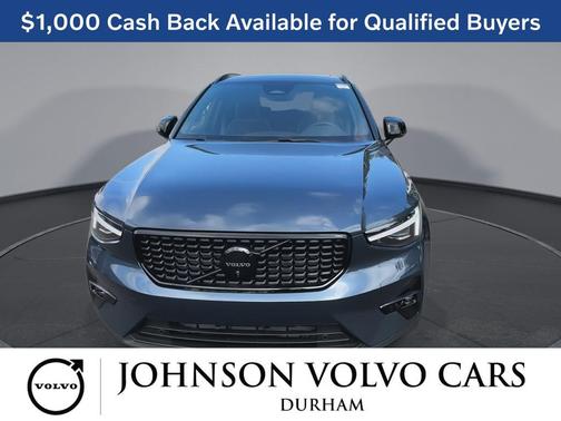 Denim Blue 2026 Volvo XC40 Black Edition Ultra, B5 AWD Gas (mild hybrid)