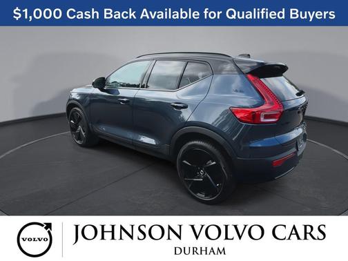 Denim Blue 2026 Volvo XC40 Black Edition Ultra, B5 AWD Gas (mild hybrid)