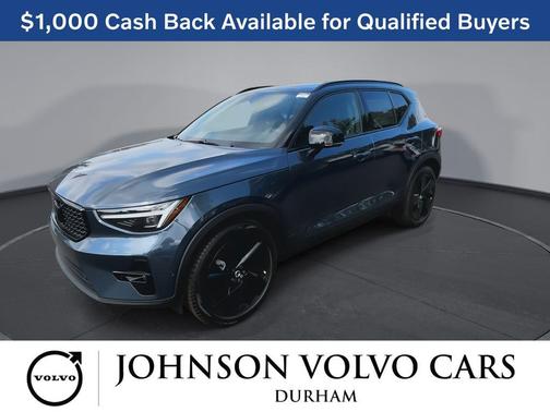 Denim Blue 2026 Volvo XC40 Black Edition Ultra, B5 AWD Gas (mild hybrid)