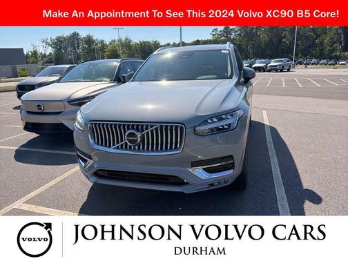 Vapour Grey Metallic 2024 Volvo XC90 B5 Core Bright Theme