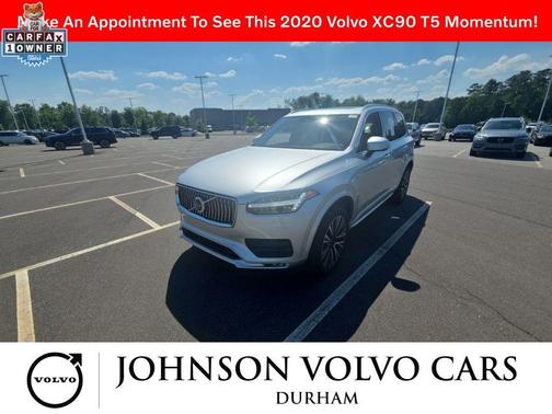 Bright Silver Metallic 2020 Volvo XC90 T5 Momentum