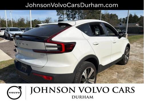 Crystal White Metallic 2023 Volvo C40 Recharge Pure Electric Twin Plus