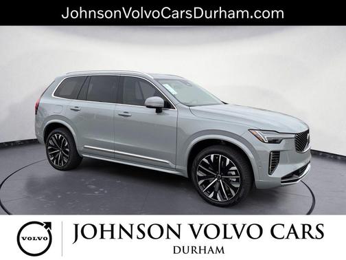 Vapour Grey Metallic 2026 Volvo XC90 Plug-In Hybrid Plus, T8 AWD, Electric/Gasoline, Bright, 7 Seats