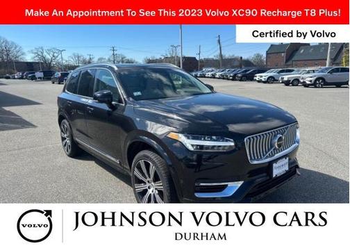 Onyx Black Metallic 2023 Volvo XC90 Recharge Plug-In Hybrid T8 Plus 6-Seater