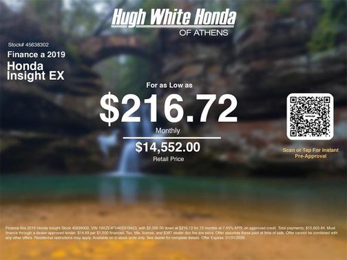 2019 Honda Insight EX