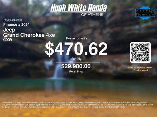 Velvet Red Pearlcoat 2024 Jeep Grand Cherokee 4xe Base