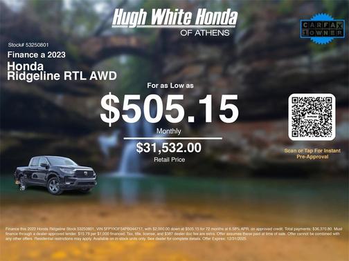 2023 Honda Ridgeline RTL
