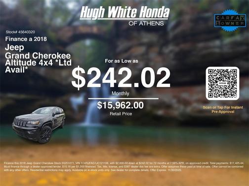 2018 Jeep Grand Cherokee Altitude