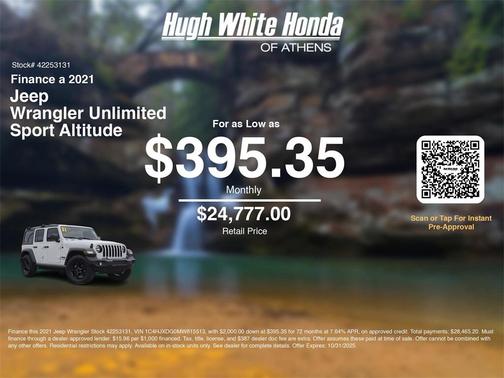 2021 Jeep Wrangler Unlimited Sport Altitude