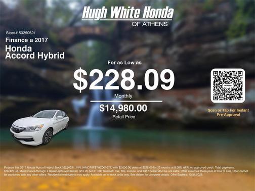 2017 Honda Accord Hybrid Base