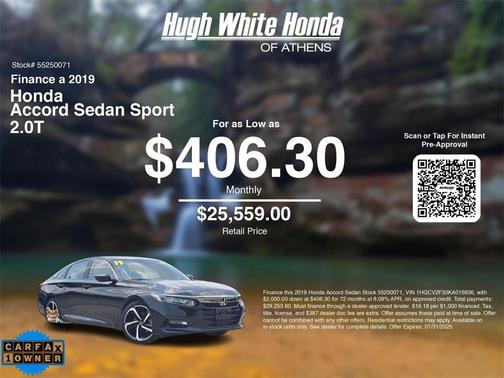2019 Honda Accord Sport 2.0T