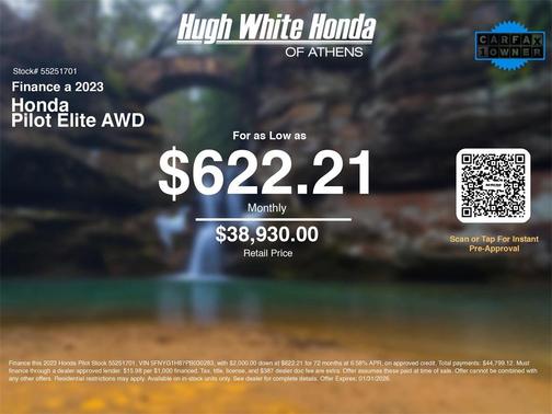 2023 Honda Pilot Elite