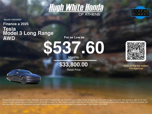 2025 Tesla Model 3 Long Range