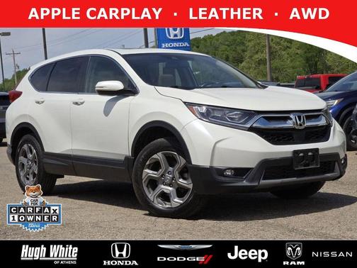 White Diamond Pearl 2017 Honda CR-V EX-L