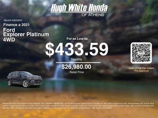 2021 Ford Explorer Platinum