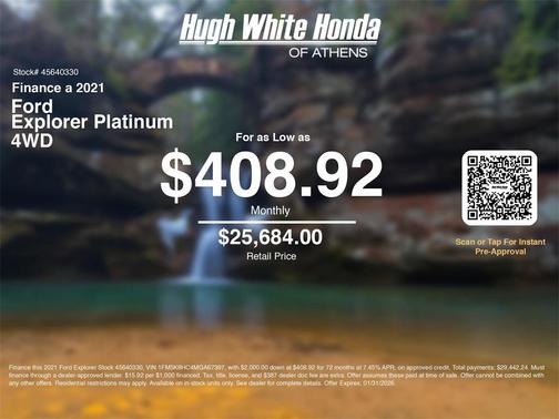 2021 Ford Explorer Platinum