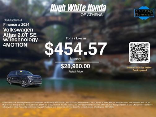 2024 Volkswagen Atlas 2.0T SE