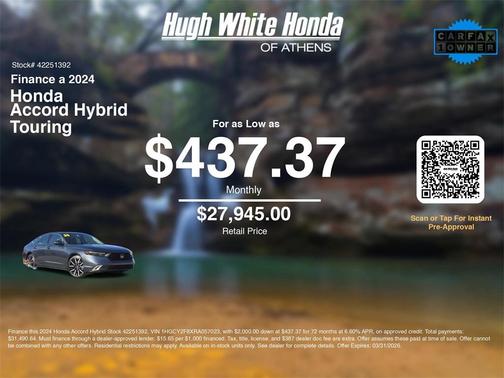 2024 Honda Accord Hybrid Touring