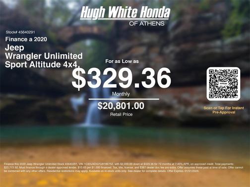 2020 Jeep Wrangler Unlimited Sport Altitude