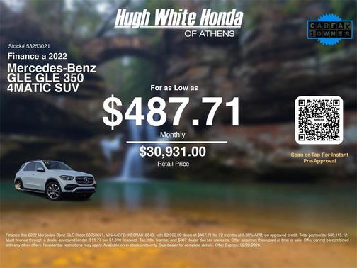 2022 Mercedes-Benz GLE 350 Base 4MATIC