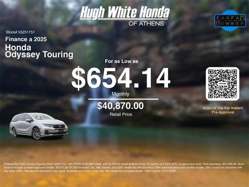 2025 Honda Odyssey Touring