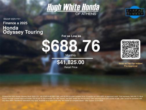 2025 Honda Odyssey Touring