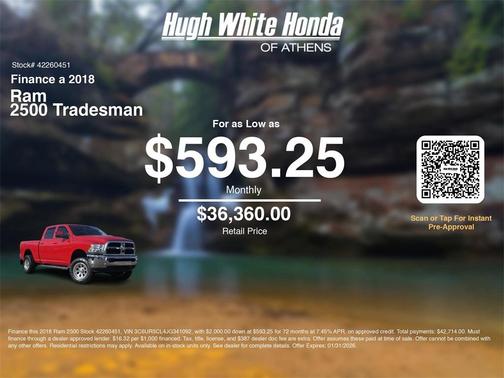 2018 RAM 2500 Tradesman