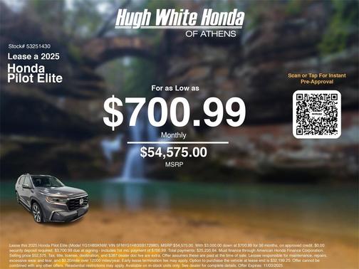 2025 Honda Pilot Elite