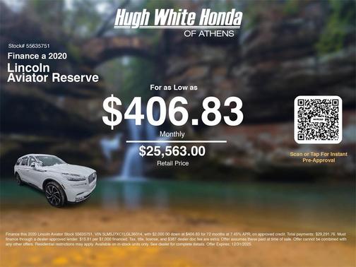 2020 Lincoln Aviator Reserve AWD