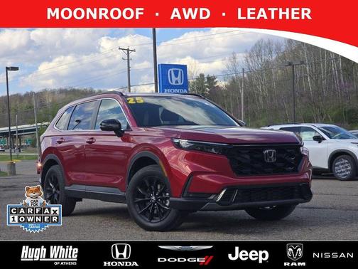 Radiant Red Metallic 2025 Honda CR-V Hybrid Sport-L