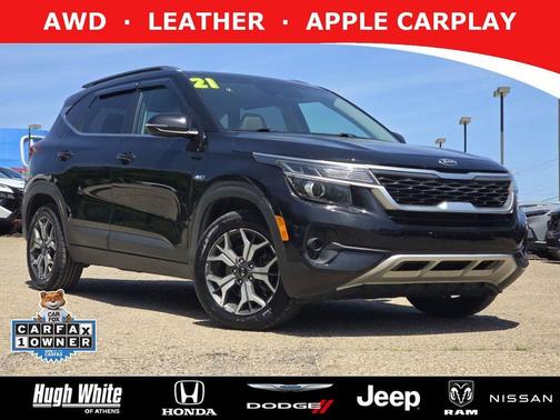 Cherry Black 2021 Kia Seltos EX