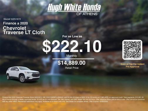 2020 Chevrolet Traverse LT Cloth