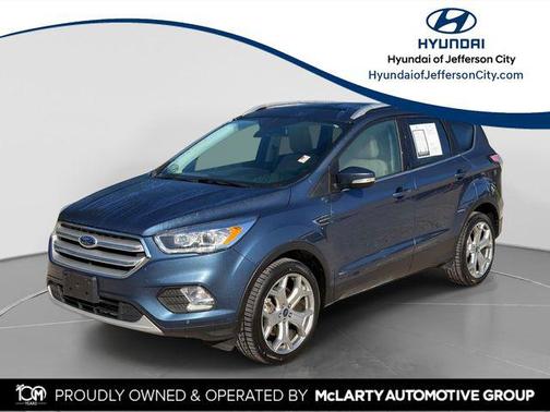 Blue Metallic 2018 Ford Escape Titanium