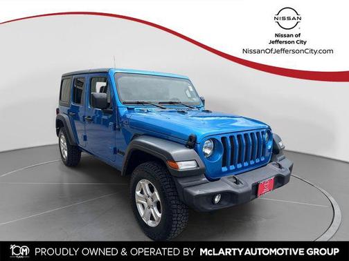 Hydro Blue Pearlcoat 2023 Jeep Wrangler Sport S