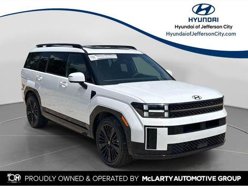 Serenity White 2026 Hyundai SANTA FE HEV Calligraphy